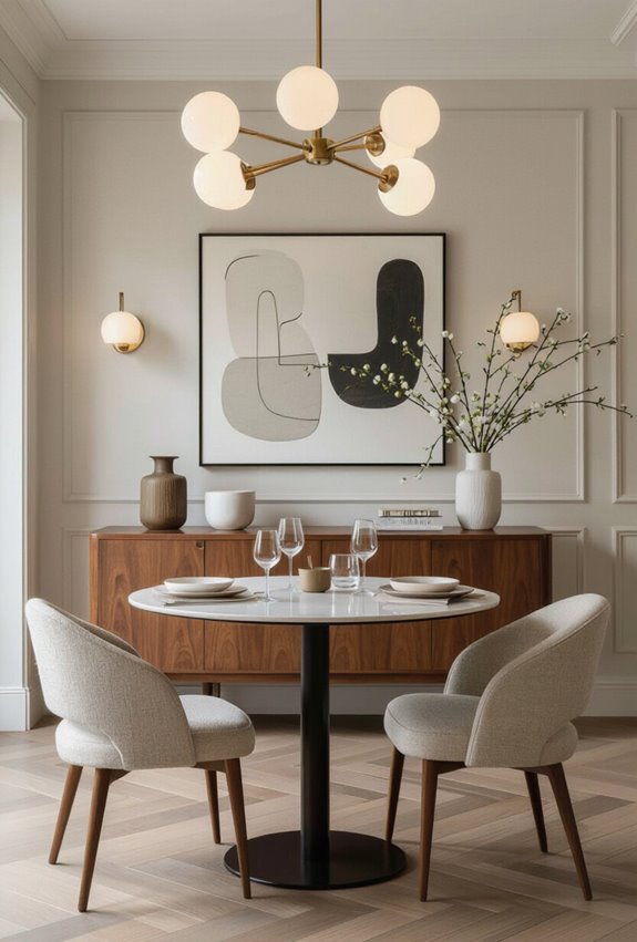 dimmable presets for dining
