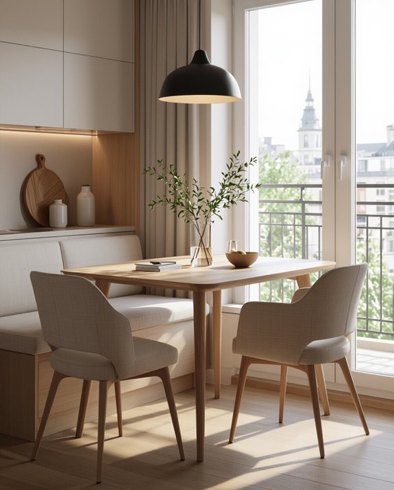 dining meets productive workspace