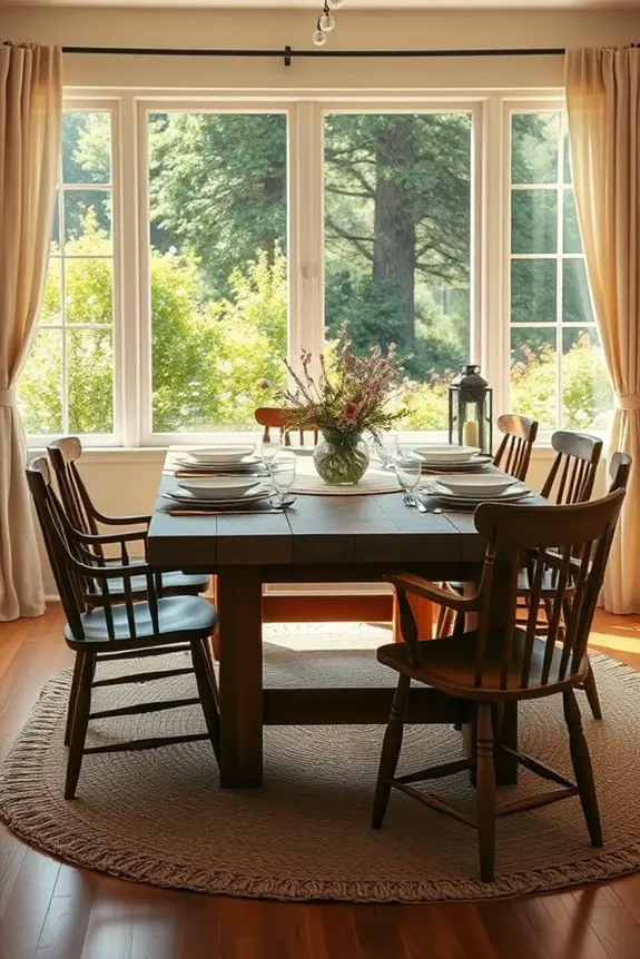 dining room nature escape