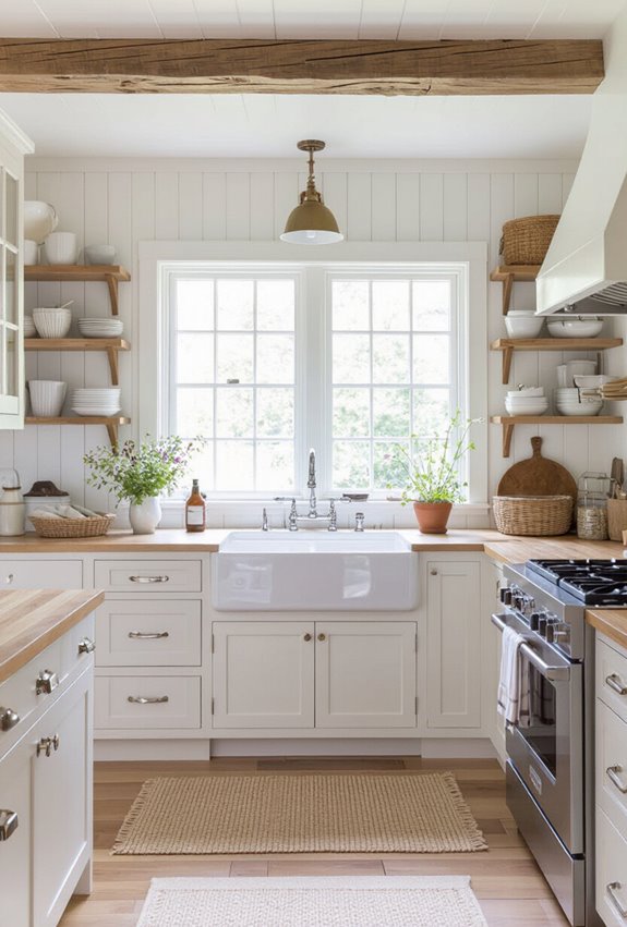discreetly integrated kitchen conveniences