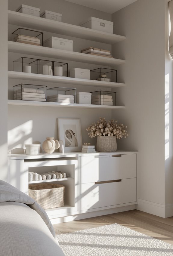 display pretty storage with visibility