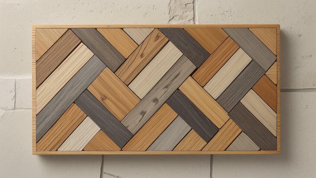 distinctive zigzag tile pattern