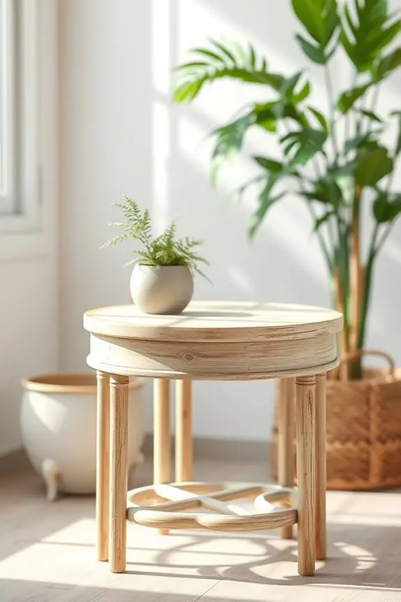 distress bamboo for vintage