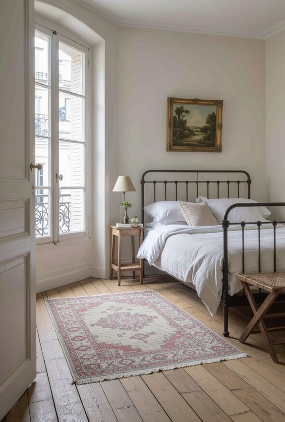 distressed painted wood floors