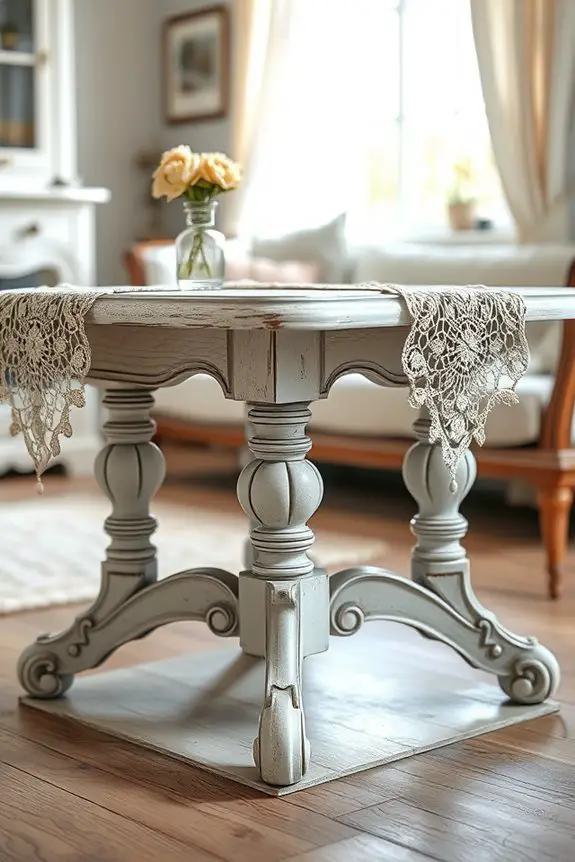 distressing vintage ball tables