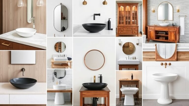 diverse bathroom sink options