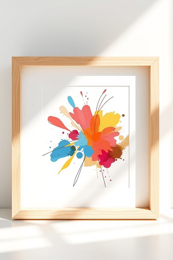 diy box frame artwork
