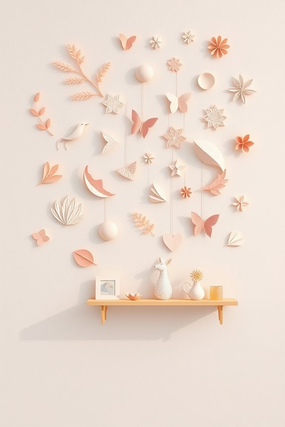 diy colorful paper decals