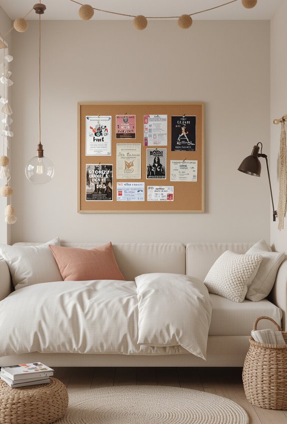 diy concert ticket display ideas