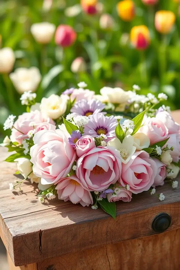 diy easter floral crown