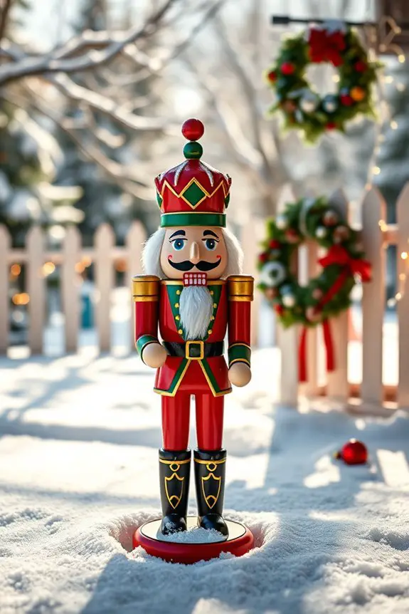diy festive nutcracker statues