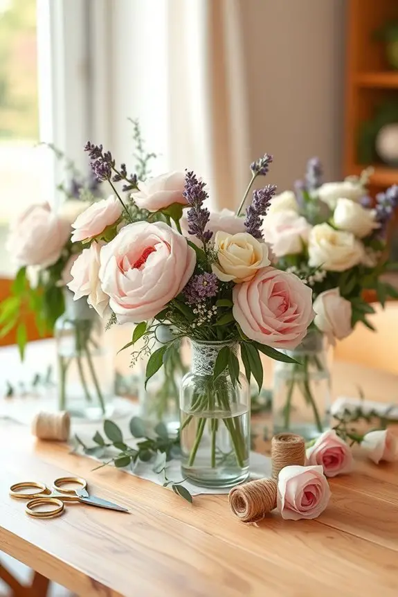 diy floral bridal shower