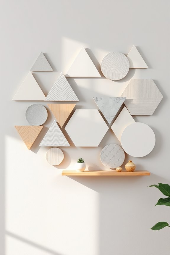 diy geometric wall art