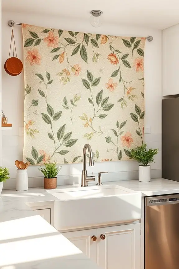 diy kitchen tapestry project