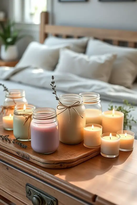 diy mason jar candles