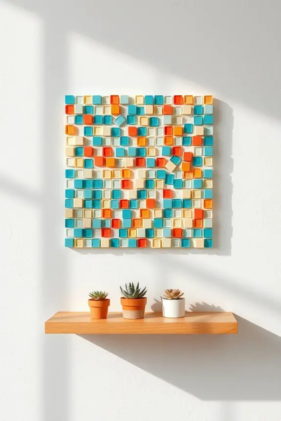 diy mosaic wall art