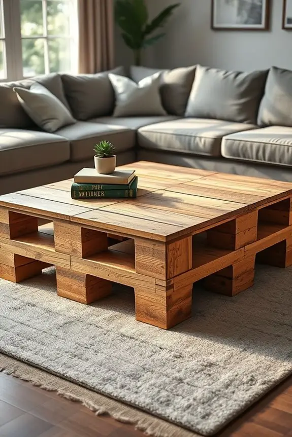diy pallet coffee table
