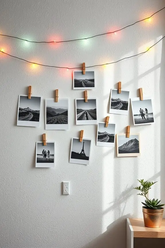 diy photo clip displays