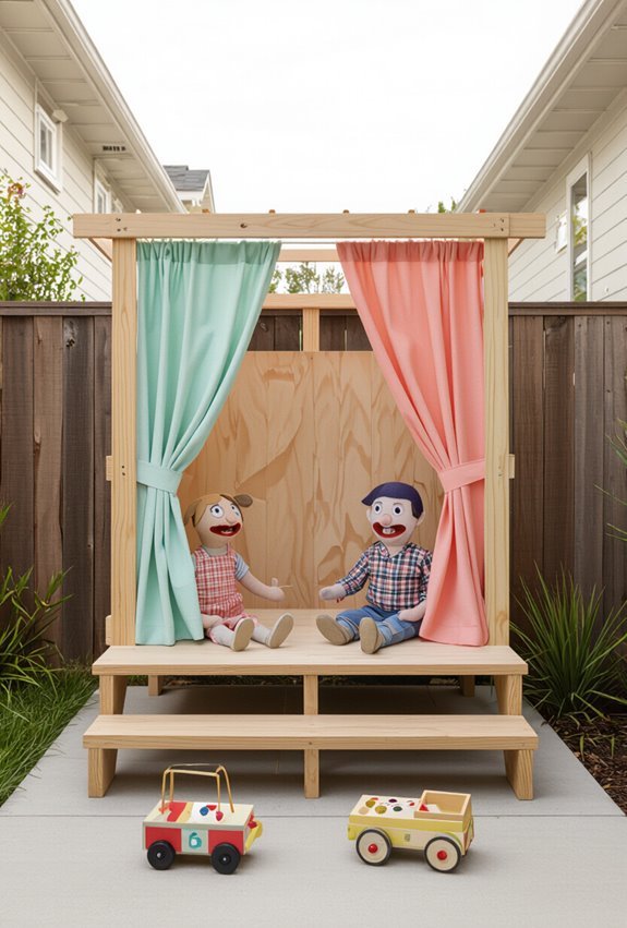 diy puppet theater setup