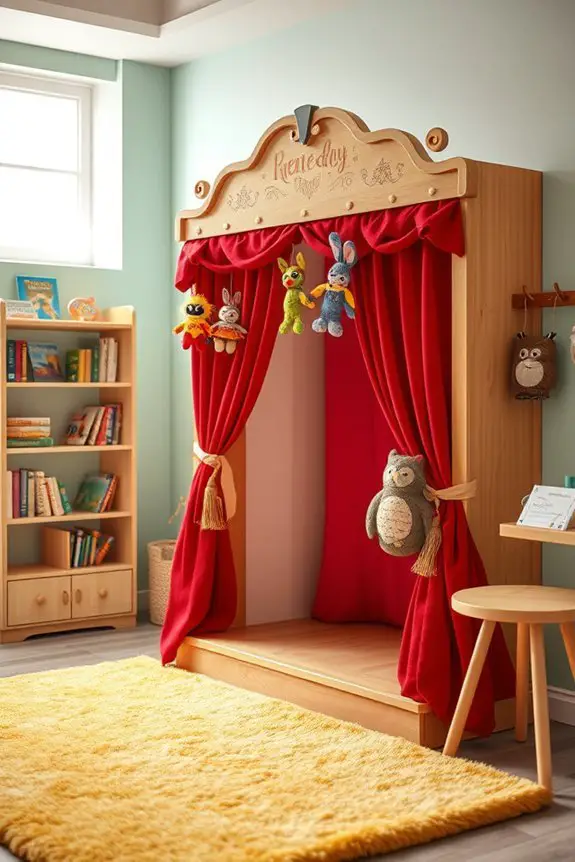 diy puppet theatre fun