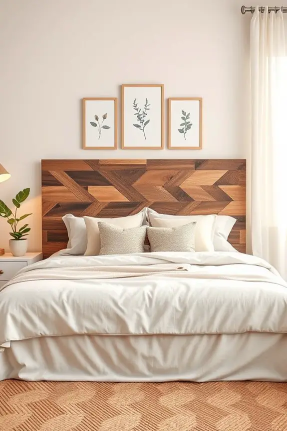 diy rustic headboard project