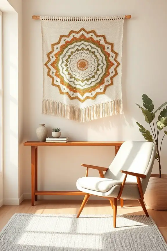 diy tapestry wall hanging