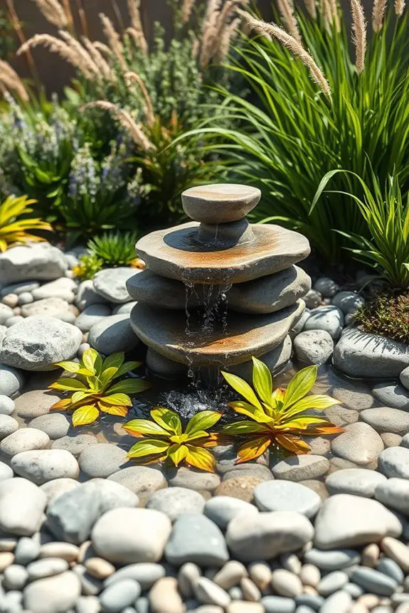 diy tranquil water feature