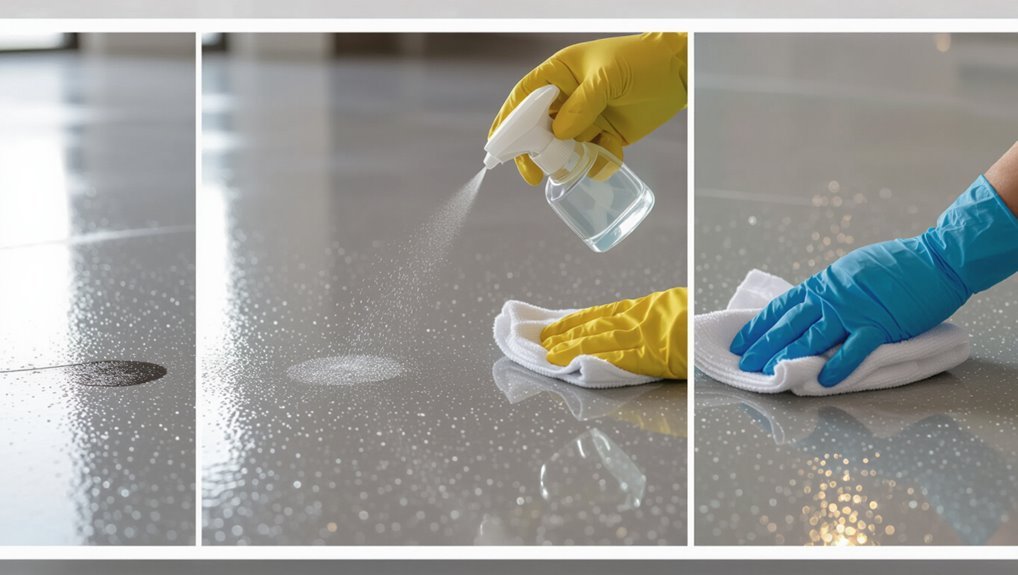 document stain cleaning process