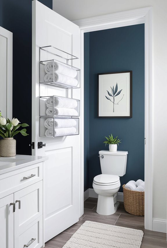 door mounted slim storage solutions