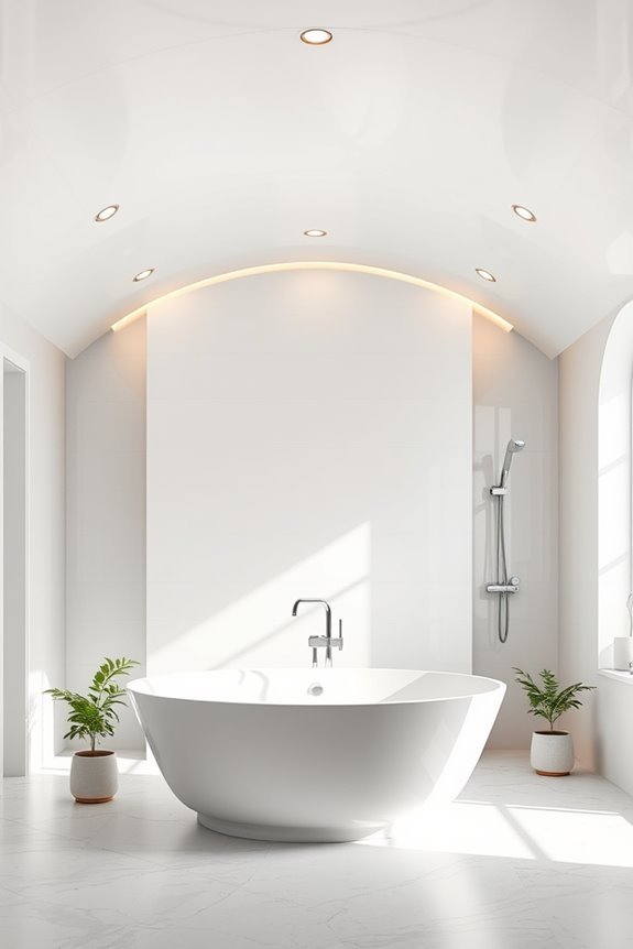 dramatic barrel ceiling design