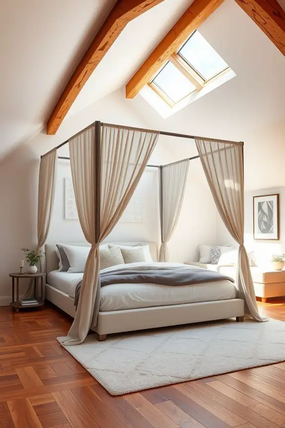 dramatic canopy bed selection