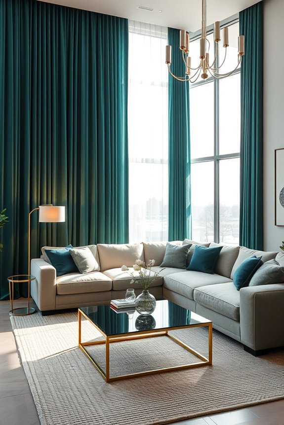 dramatic elegant luxurious drapery