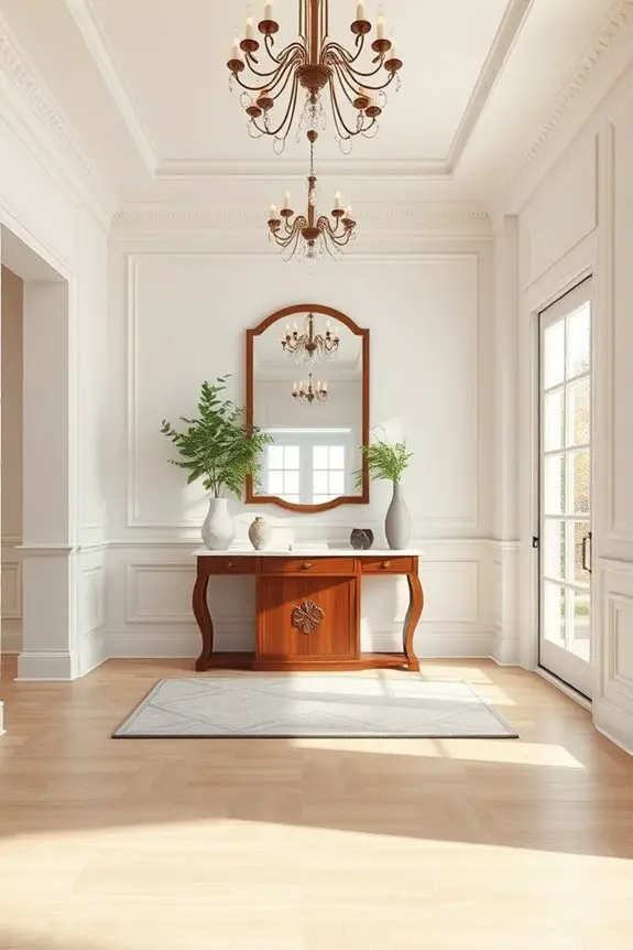 dramatic entry foyer design