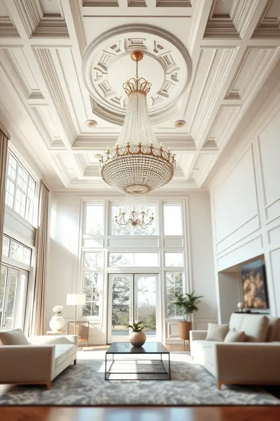dramatic oversized chandelier impact