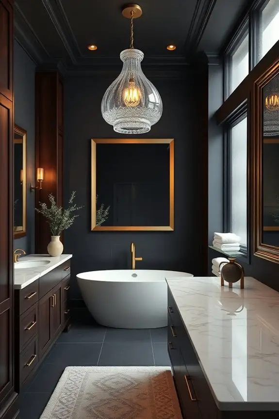 dramatic pendant lighting elegance