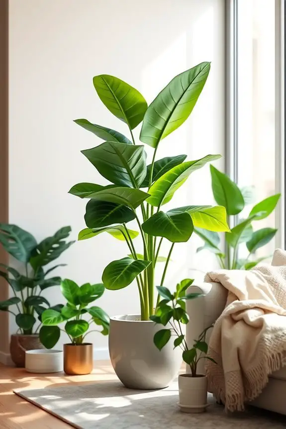 dramatic statement plants elevate