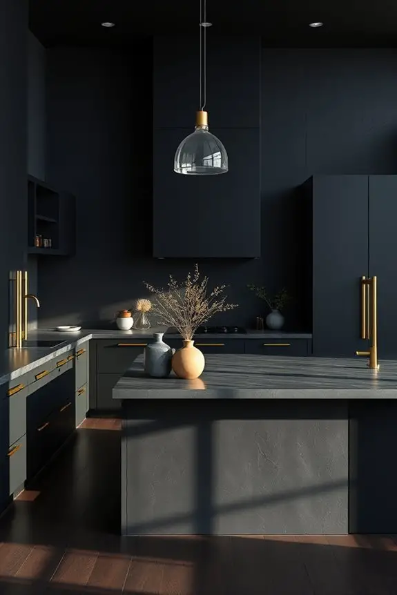 dramatic textured wall panels