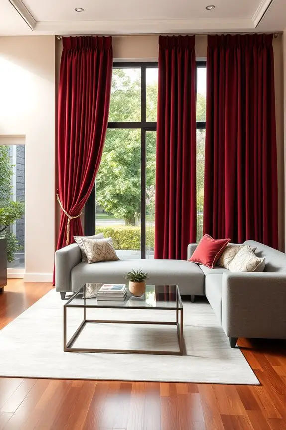 dramatic window treatment styles