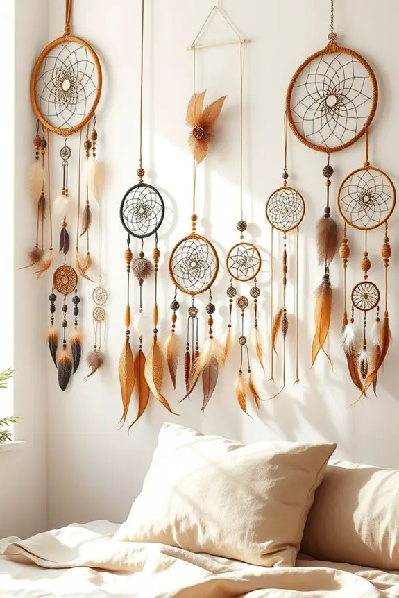 dreamcatchers enhance bedroom decor