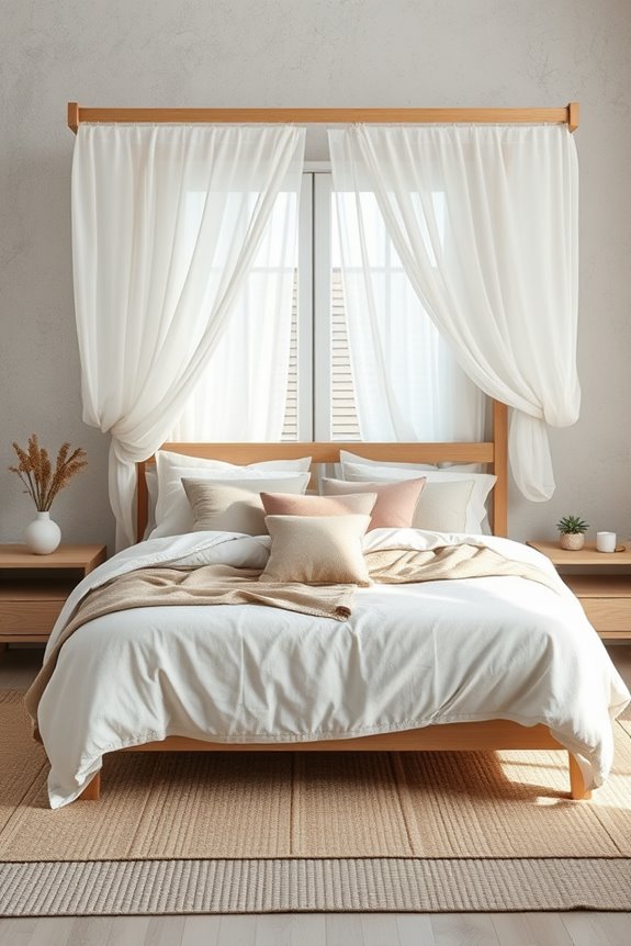 dreamy boho canopy bed