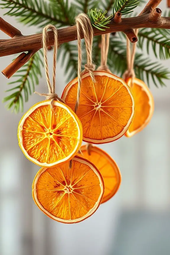dried orange slice decorations
