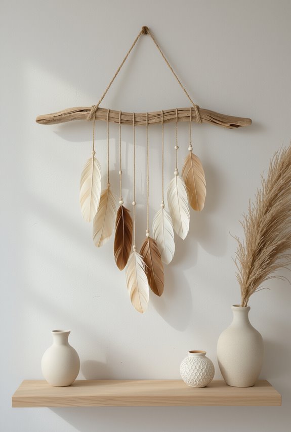 driftwood ethically sourced feathers