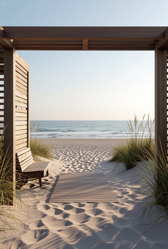 dune friendly private beach access