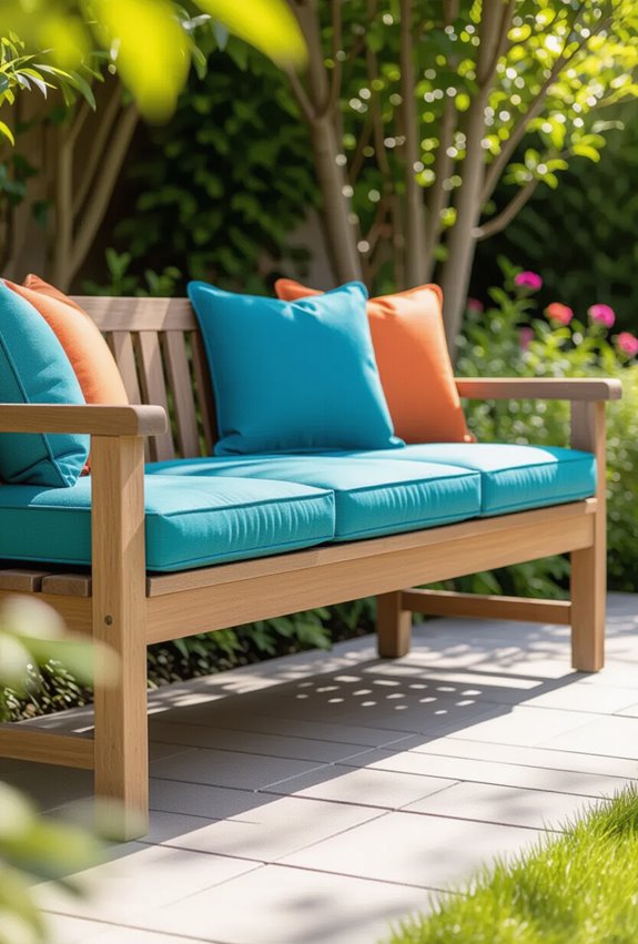 durable colorful outdoor cushions