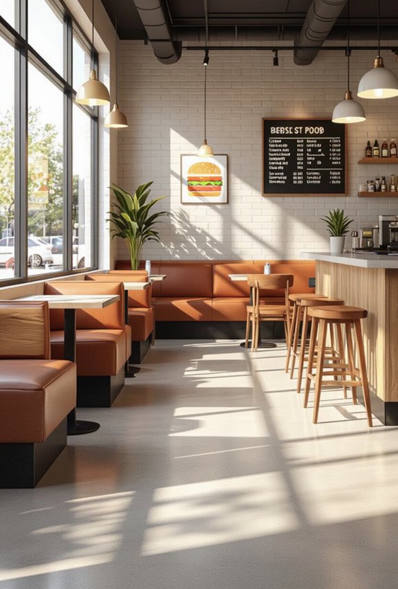 durable easy clean commercial flooring