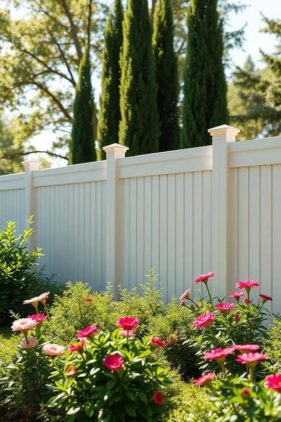 durable private low maintenance fencing