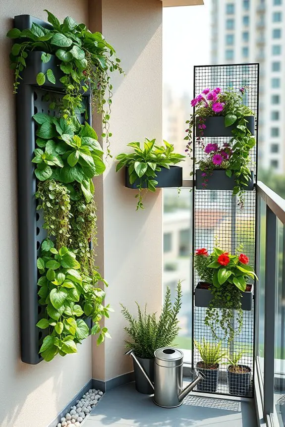 durable stylish balcony planters