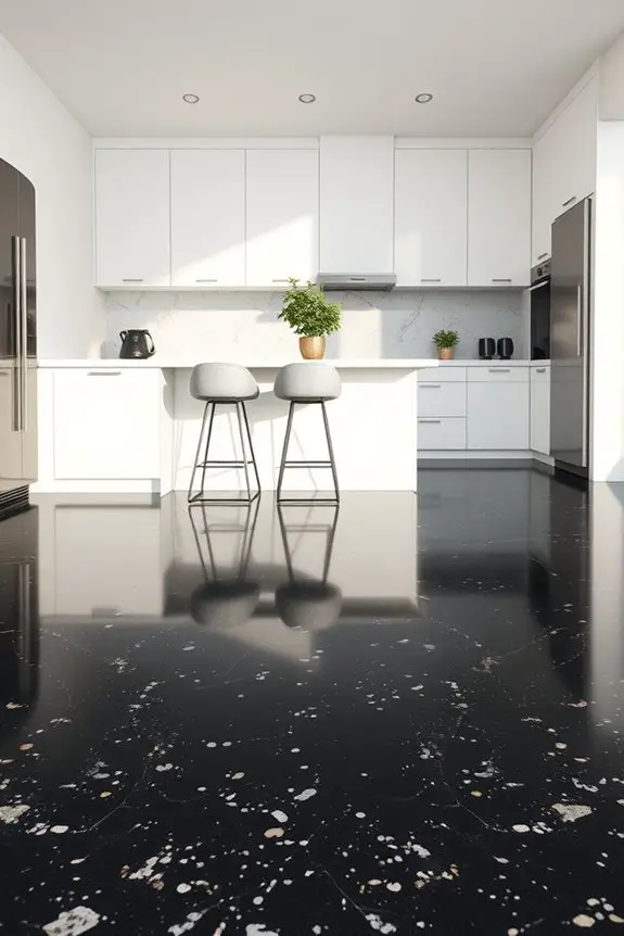 durable stylish black tiles