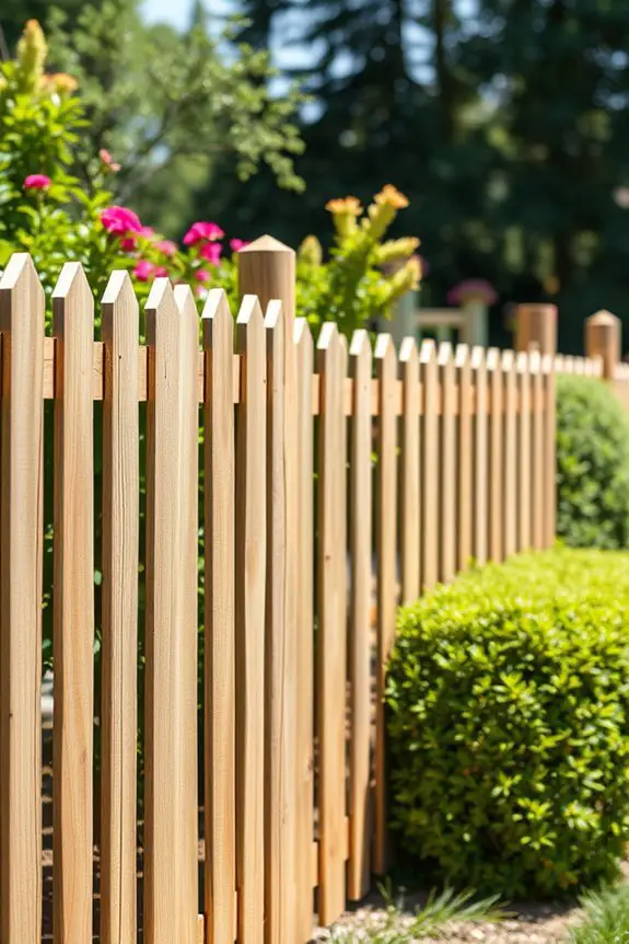 durable stylish garden fencing