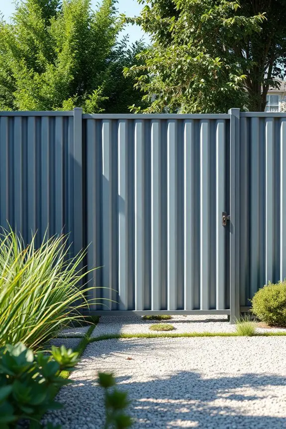 durable stylish metal fencing